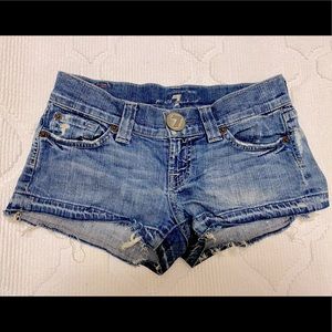 7 For All Mankind Denim Shorts